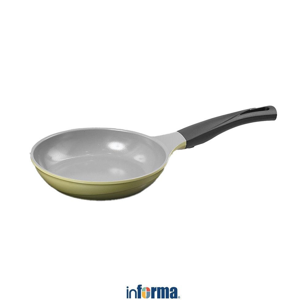 Informa Cheftopf 20 cm Wajan Penggorengan - Kuning Frypan Pan Masak Teflon Penggoreng Dapur Kuali Ma