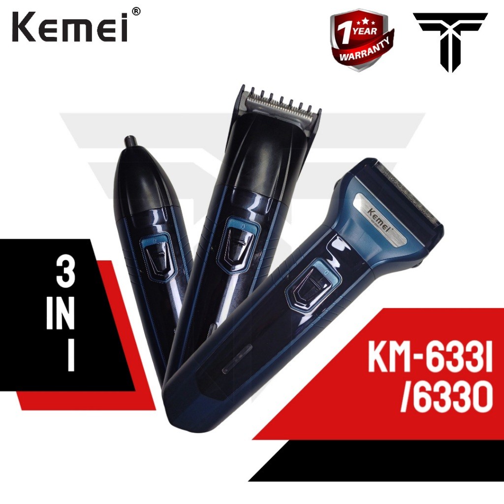 Kemei KM 6330 Alat Cukur Kumis Kemei KM 6331 Professional Shaver Berlualitas
