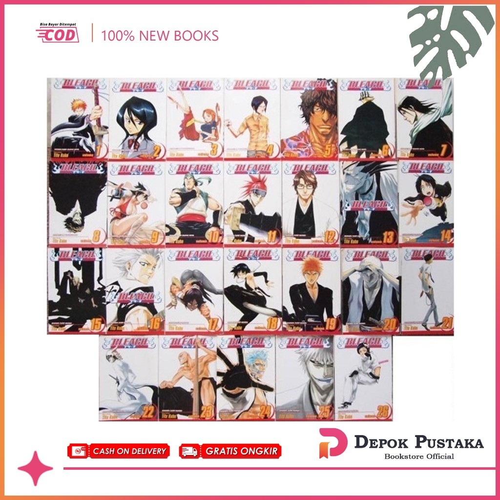 Manga Bleach, 74 Books series (English)