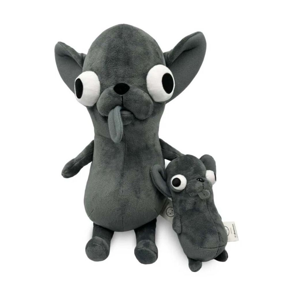 Stuffed Animals Chihuahua Plush Toy Keychain Pendant Black Color Stuffed Chihuahua Doll Kawaii Puppy