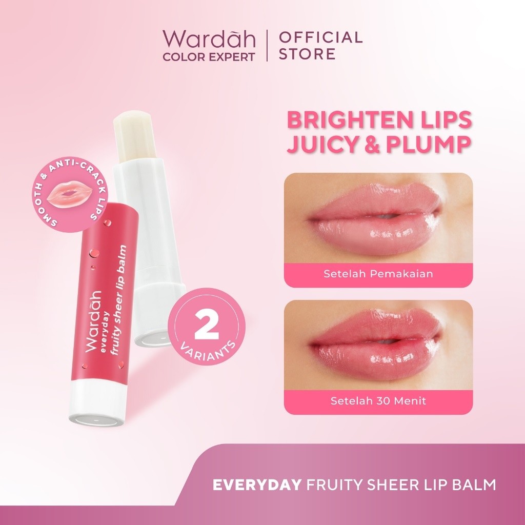 Wardah Lip Balm | Pelembab Bibir Wardah