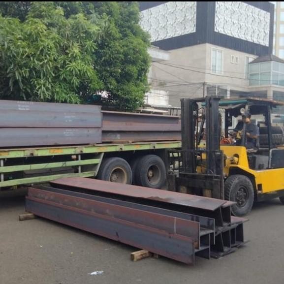 H-Beam 400 x 400 x 13 x 21 mm x 12M - Welded Beam / Besi HB 400 H Beam - GRP (Gunung Raja Paksi)