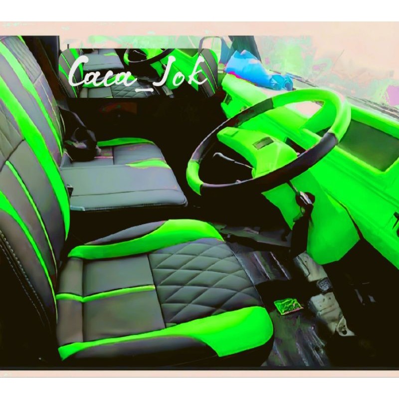 Sarung Jok Mobil L300,Grandmax 1,5 AC Terbaru, Grandmax Lama,Carry1.0, Carry 1,5 Futura,Panther,Kija