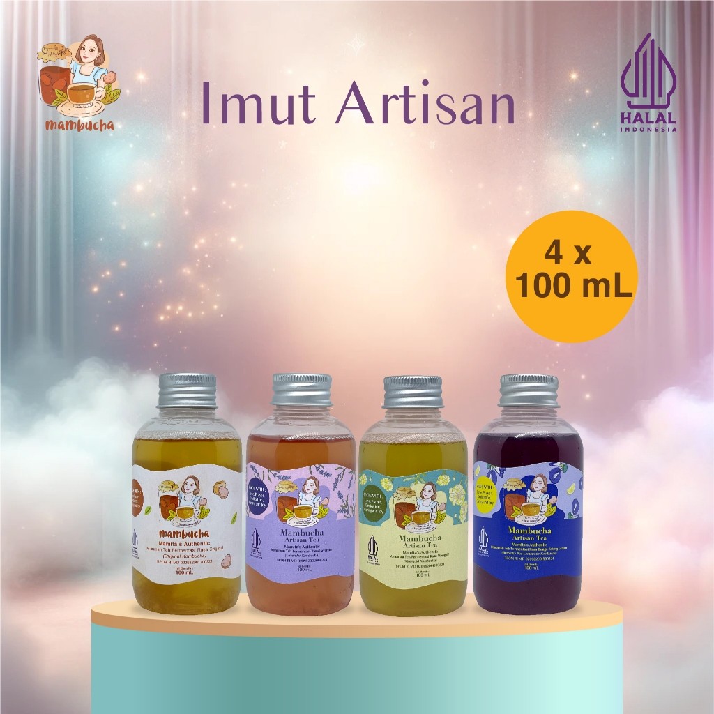 

Paket Imut Artisan Tea isi 4 pcs x 100ml