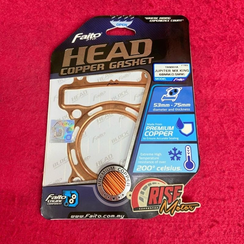 PAKING HEAD TEMBAGA MX KING JUPITER MX 68 MM FAITO