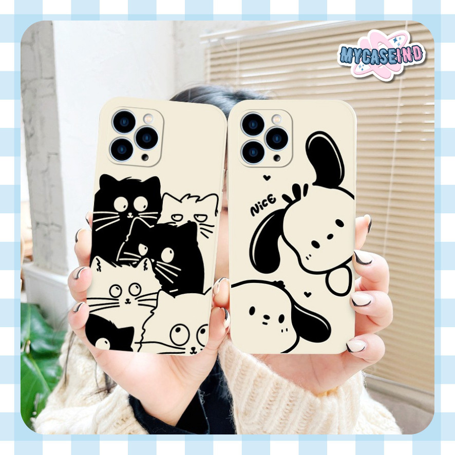 PRINTING LENS PROTECTOR DOG & CAT case reno 4f 5 5f 6 4g 7z realme c63 c61 c67 c33 10 4g 7 5 5i pro 