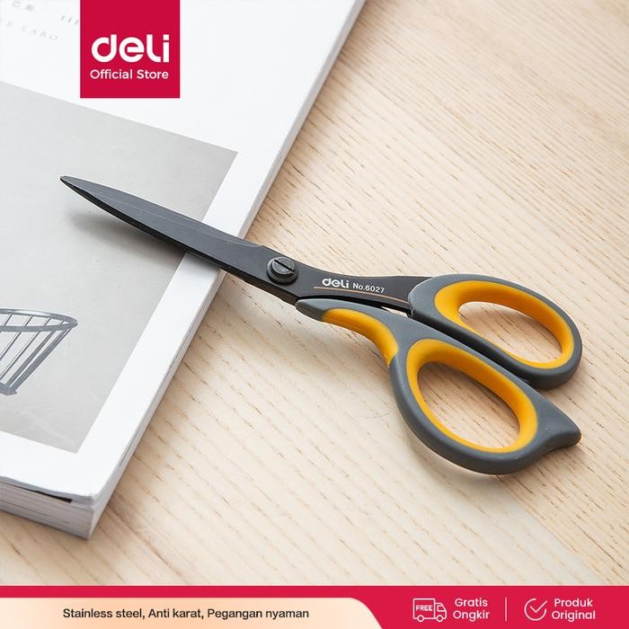 

Ready Deli E6027 Scissors/Gunting-Soft-touch Scissors 175mm