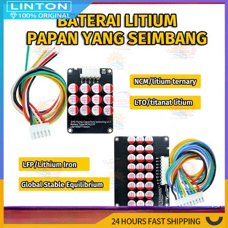 【COD】Papan penyeimbang baterai lithium seri 4-4S seri 8-8S papan penyeimbang aktif baterai lithium b