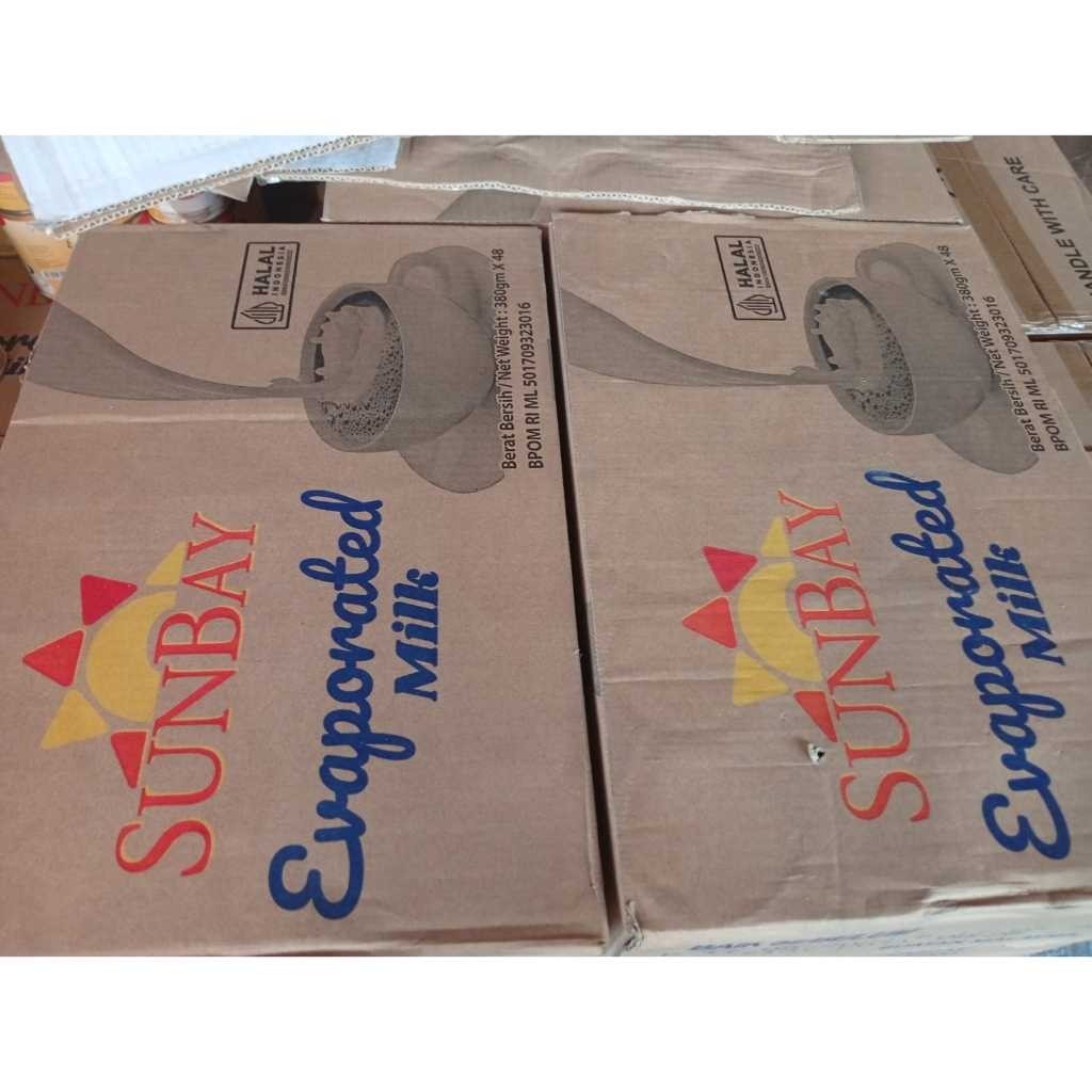 

evaporated milk sunbay per karton khusus gosend/susu evaporasi sunbay 1 dus