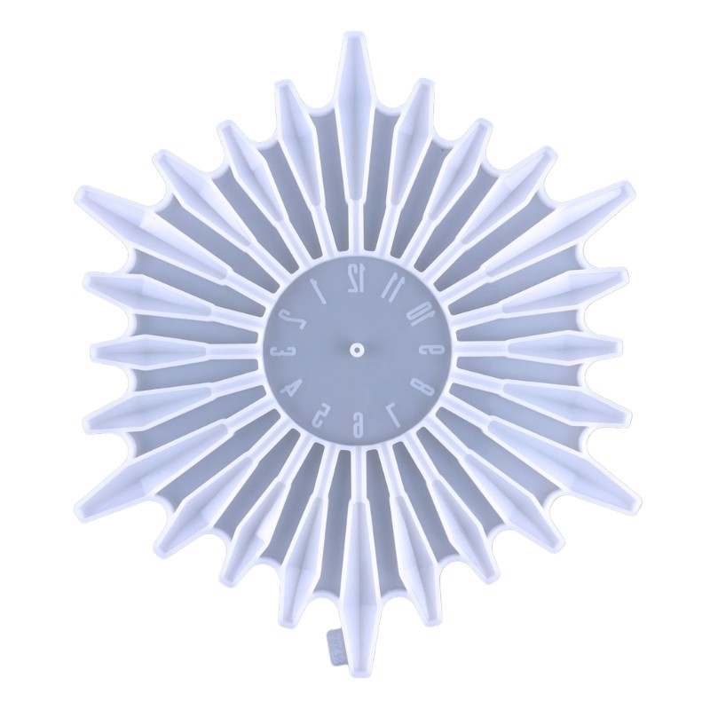 

Clock Resin Molds Large Number Clock Silicone Mold Epoxy Casting Mold for DIY Crafts Home Decor Wall Art Clock Making