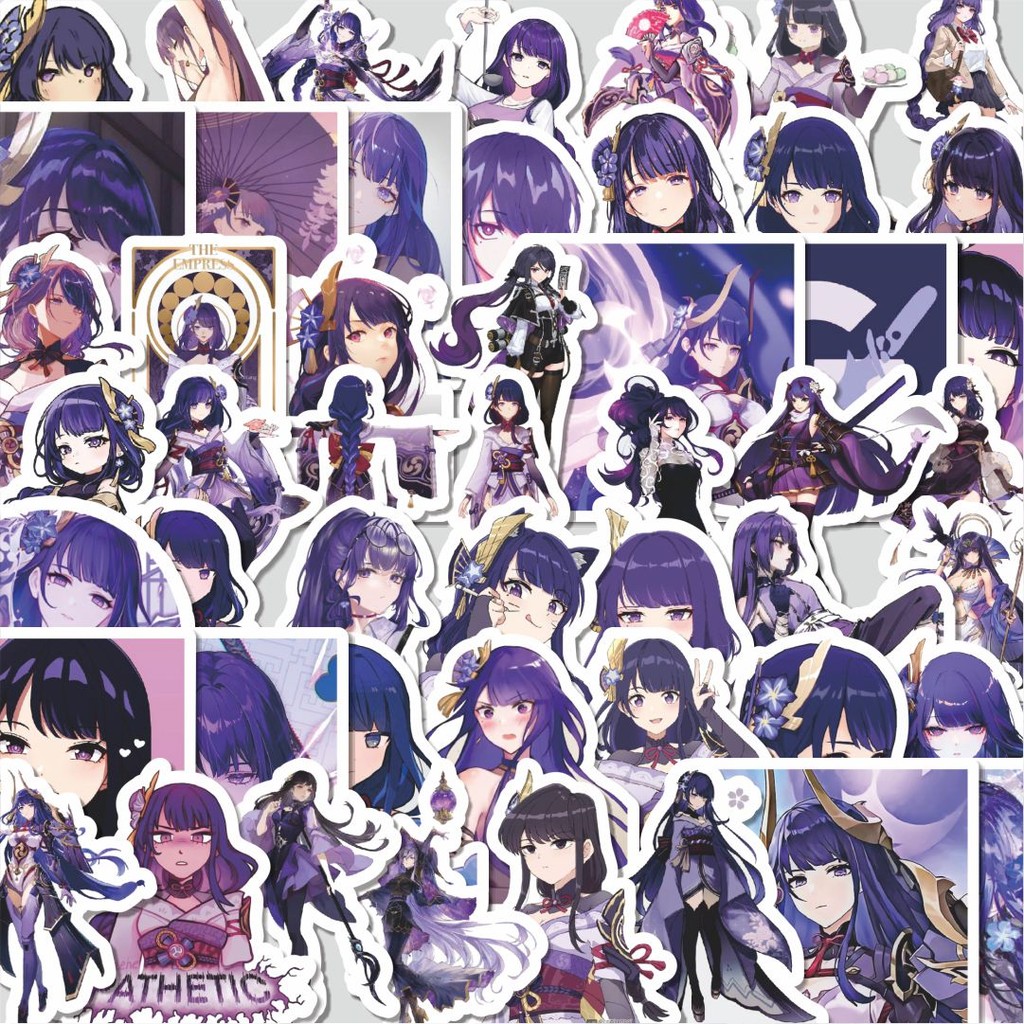 

Stiker Cutting Pack Stiker Anime Genshin Impact Raiden Shogun V2 Isi 100Pcs Series Aesthetic Lucu Keren Untuk Koper Bahan Vynil