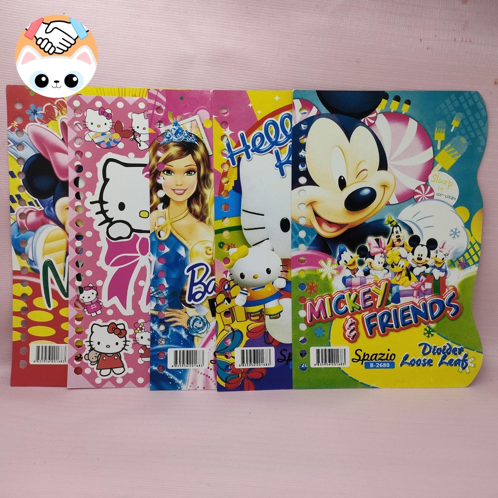 

Divider loose leaf/Pembatas isi binder A5