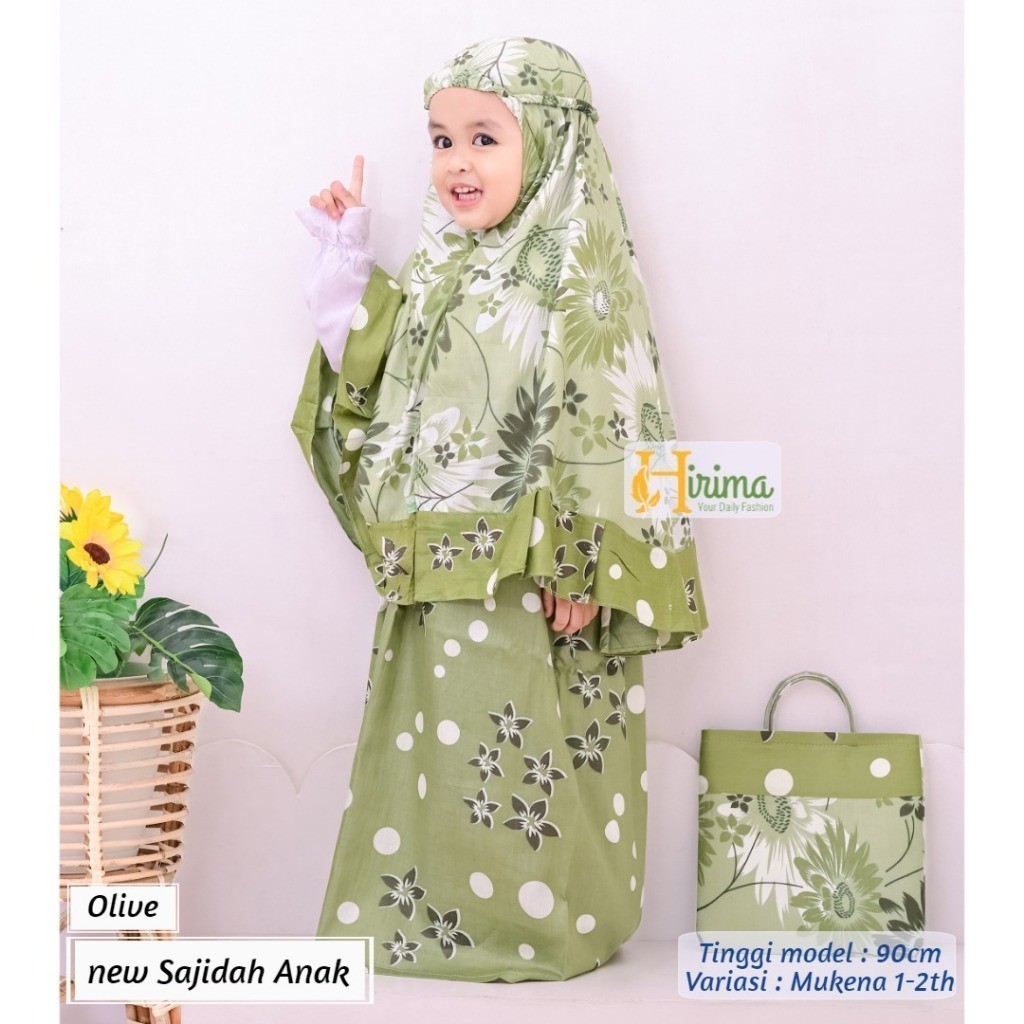 mukenah anak balita ukuran lengkap adem mukena anak sd tk