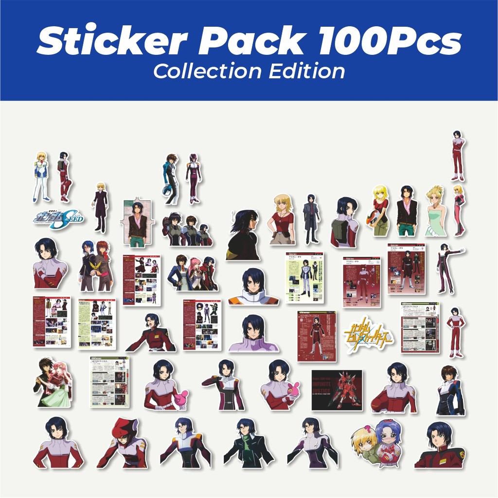 

Hot Stiker Anime Gundam Seed Atrun Zala Cagalli Yula 2 Lucu Anti Air Stikers Berperekat Waterproof Sticker Decal Buat Motor Helm Buku Journal Koper Casing HP Laptop Botol Minum