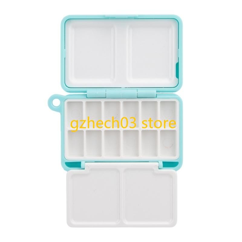 

G2AC Paint Storage Case Art Travel Paint Tray Plastic Painting Box with Palette Pan