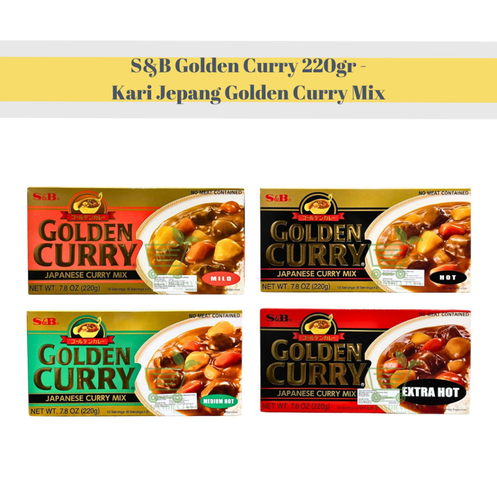 

S&B Golden Curry 220gr - Kari Jepang Golden Curry Mix