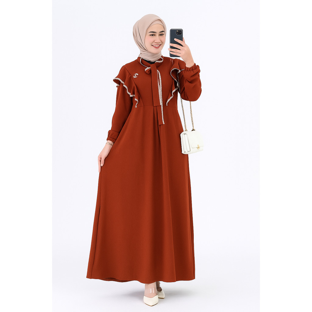 Gamis Crinkel Maura Maxy Rempel