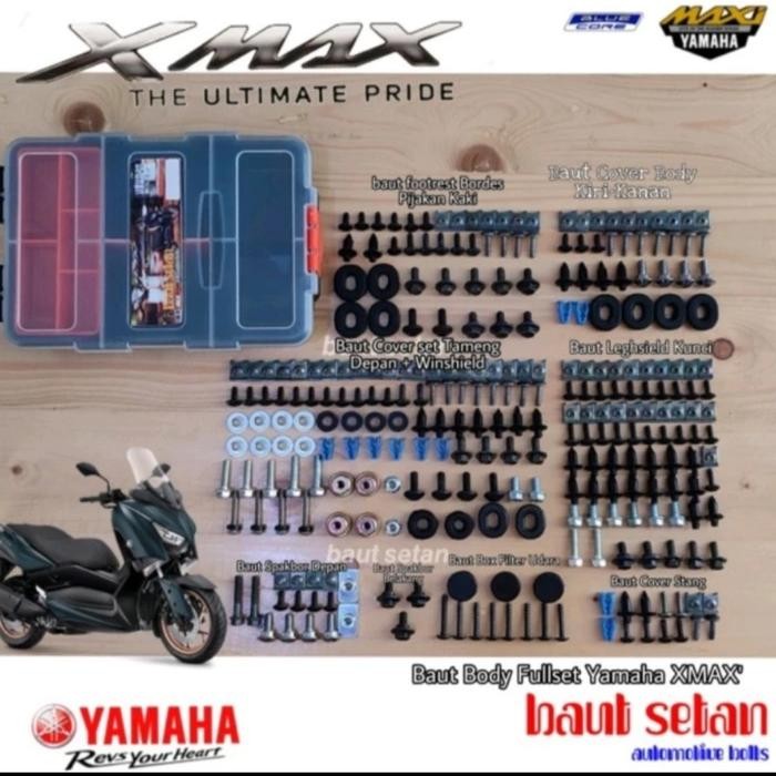 Baut full set body yamaha xmax/baut lengkap full body xmax