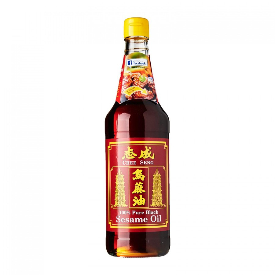

Black Sesame Oil Chee Seng / Minyak Wijen Hitam Chee Seng - 650 ML