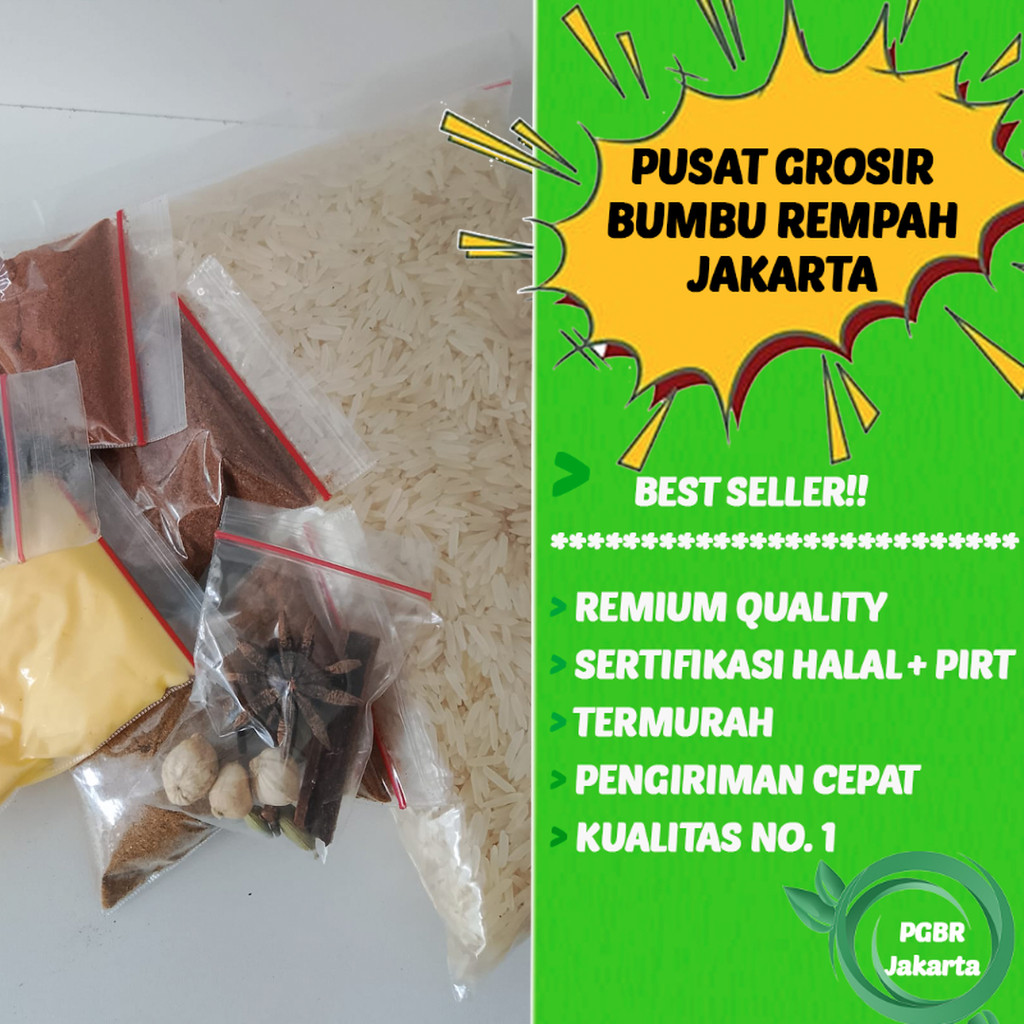 

paket hemat 500gram nasi kebuli komplit rempah daun kari margarin kismis Grosir / Pusat kebuli Jakarta