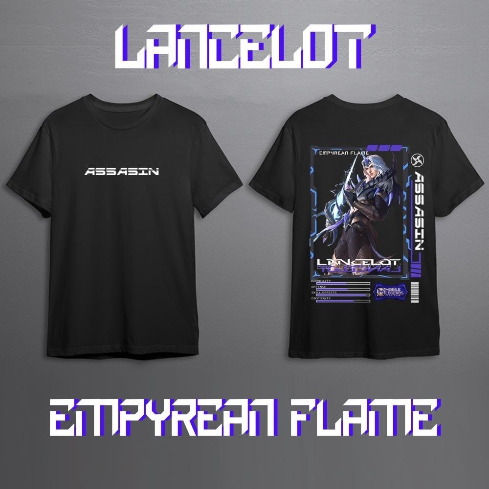 KAOS MOBILE LEGEND LANCELOT SKIN EPIC, SKIN ZODIAK, SKIN BREN ESPORT, SKIN TERBARU KAOS LANCELOT ASS