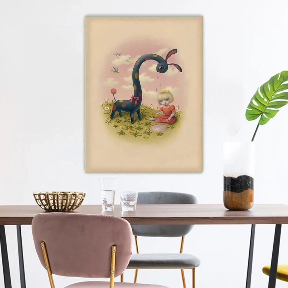 

Citon Mark Ryden《Tears》Surrealist Canvas Art Oil Painting Artwork Poster Picture Wall Decor Modern Home Living room Decoration