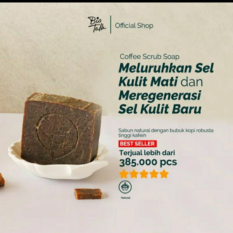 [GVA] SABUN BIOTALK COFFEE SCRUB