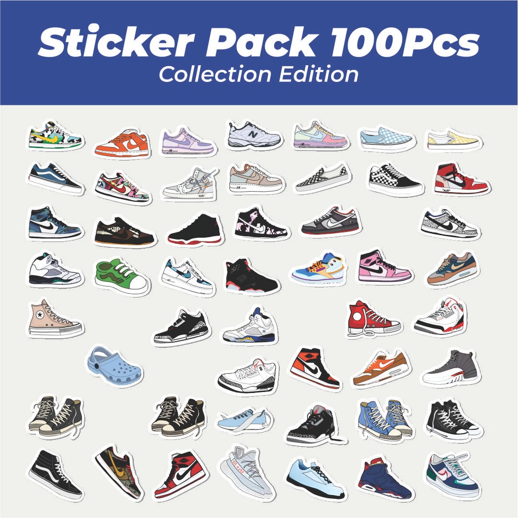 

Hot Stiker Famous Shoes [Sepatu Terkenal] Lucu Anti Air Stikers Berperekat Waterproof Sticker Decal Buat Motor Helm Buku Journal Koper Casing HP Laptop Botol Minum