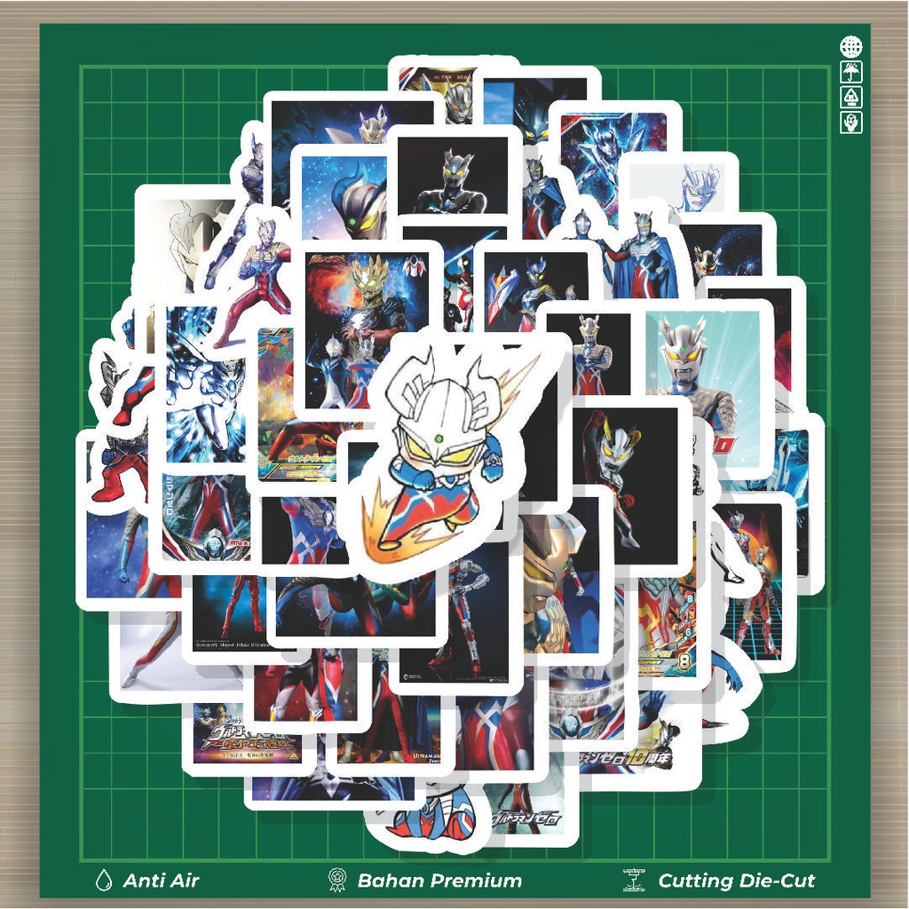 

HOT 50 PCS STIKER Stiker Ultraman Zero Mini Poster Stiker Fashion Cars Decal Dingin Kartu Album Custom Vinyl Anti Air- Sticker Aesthetic Buku Journal Koper Casing HP Tablet Laptop Helm Motor Botol Minum