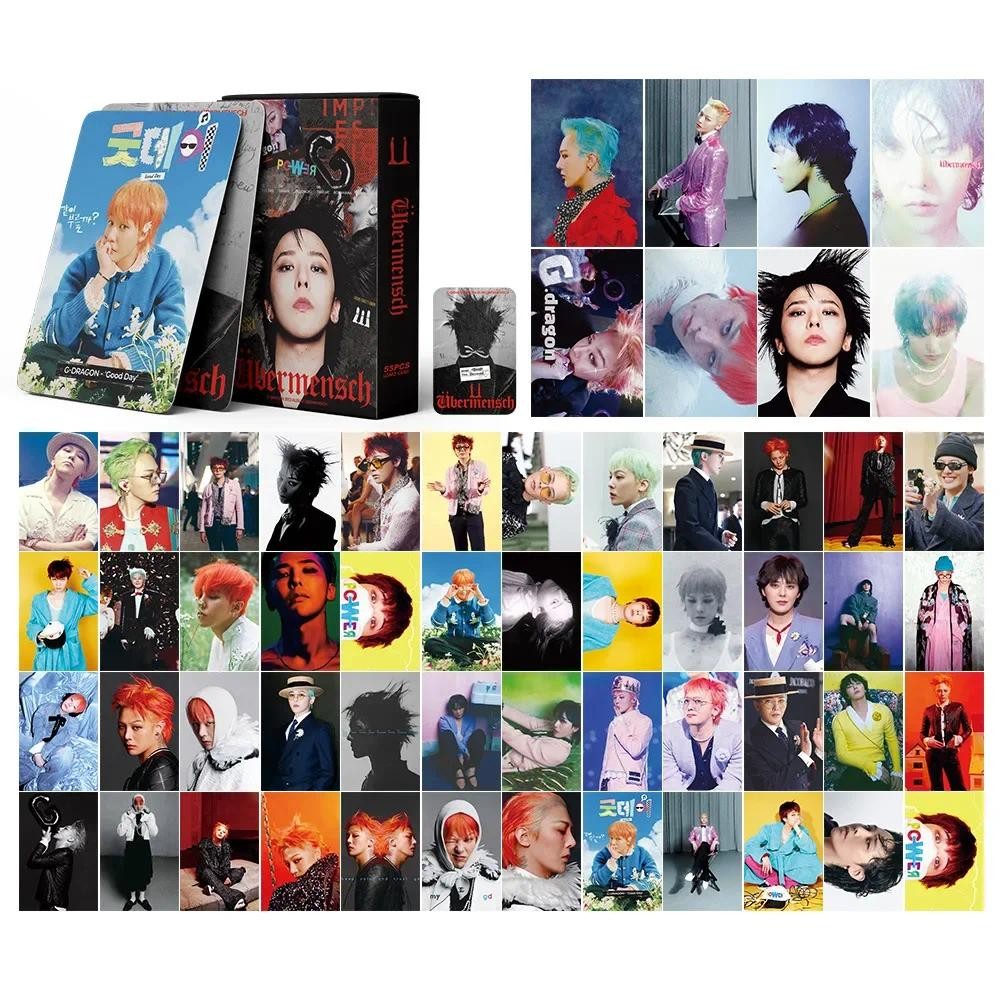 

55pcs/set GD Photocard New Album Übermensch High quality HD Photo LOMO Card Pictures Fans Gift