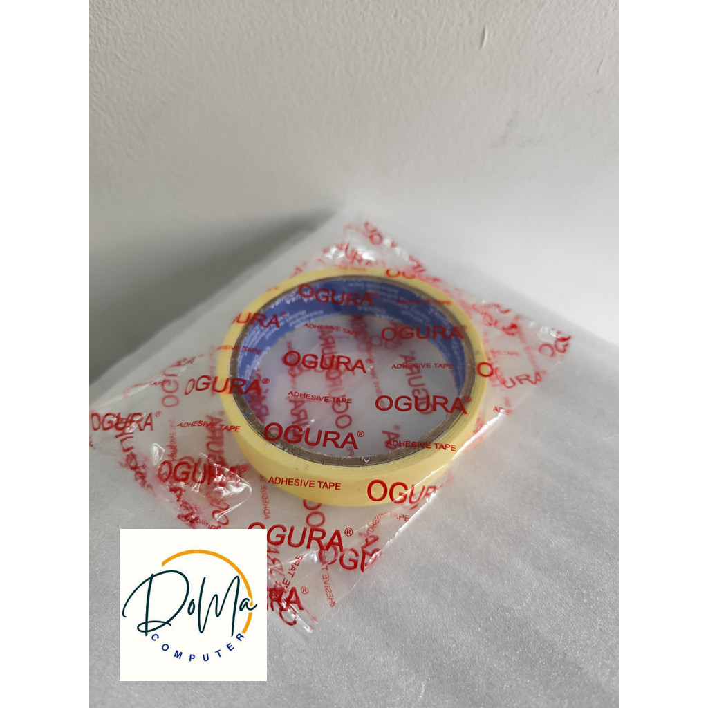 

1 PCS LAKBAN MASKING MSK 1 INCH 21 YARD (20MM x 10M) - LAKBAN KERTAS KUNING