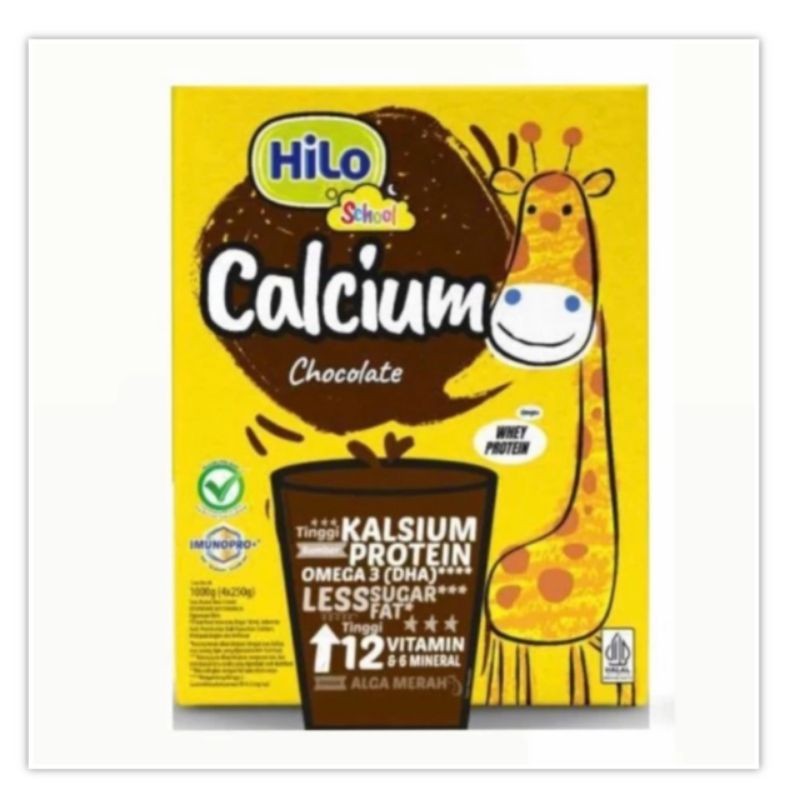 

Hilo School Chocolate 1000 gr 1 kg Susu Protein Tinggi Kalsium Anak