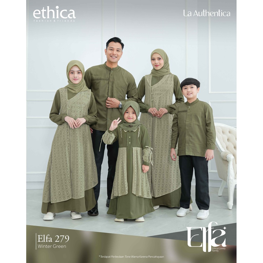 ETHICA Baju Muslim Anak  ELFA 279 Winter Green