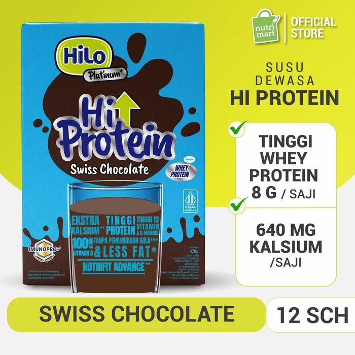 

Hot Produk HiLo Platinum Swiss Chocolate (12 Sachet) - Susu Tinggi Kalsium Terbaik dan Terlaris