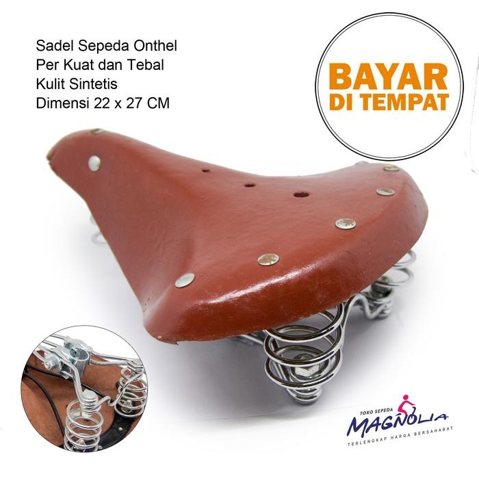 READY Sadel Jok Sepeda Onthel Sadel Jadul Vintage Per Kuat dan Awet