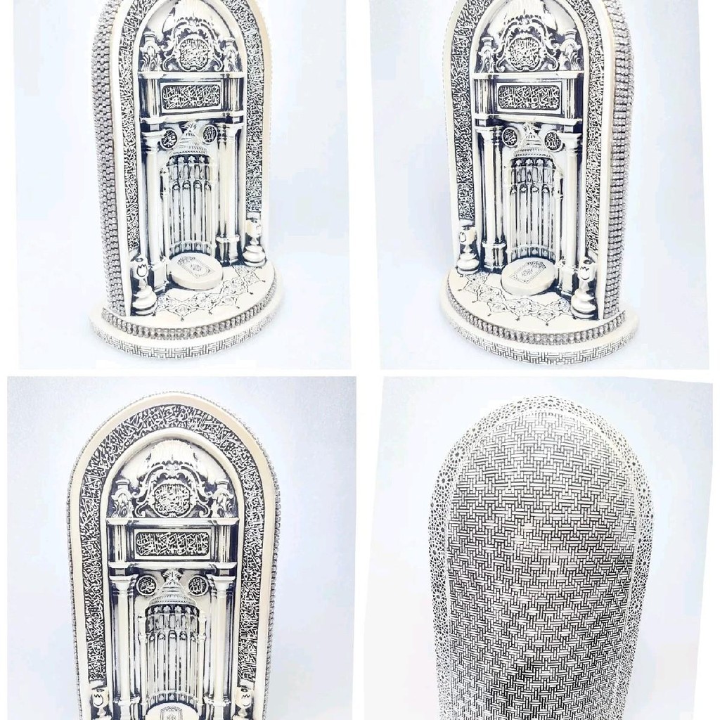 Pajangan Miniatur Replika Mihrab Tempat Sujud Nabi Muhammad saw Masjid Nabawi Madinah