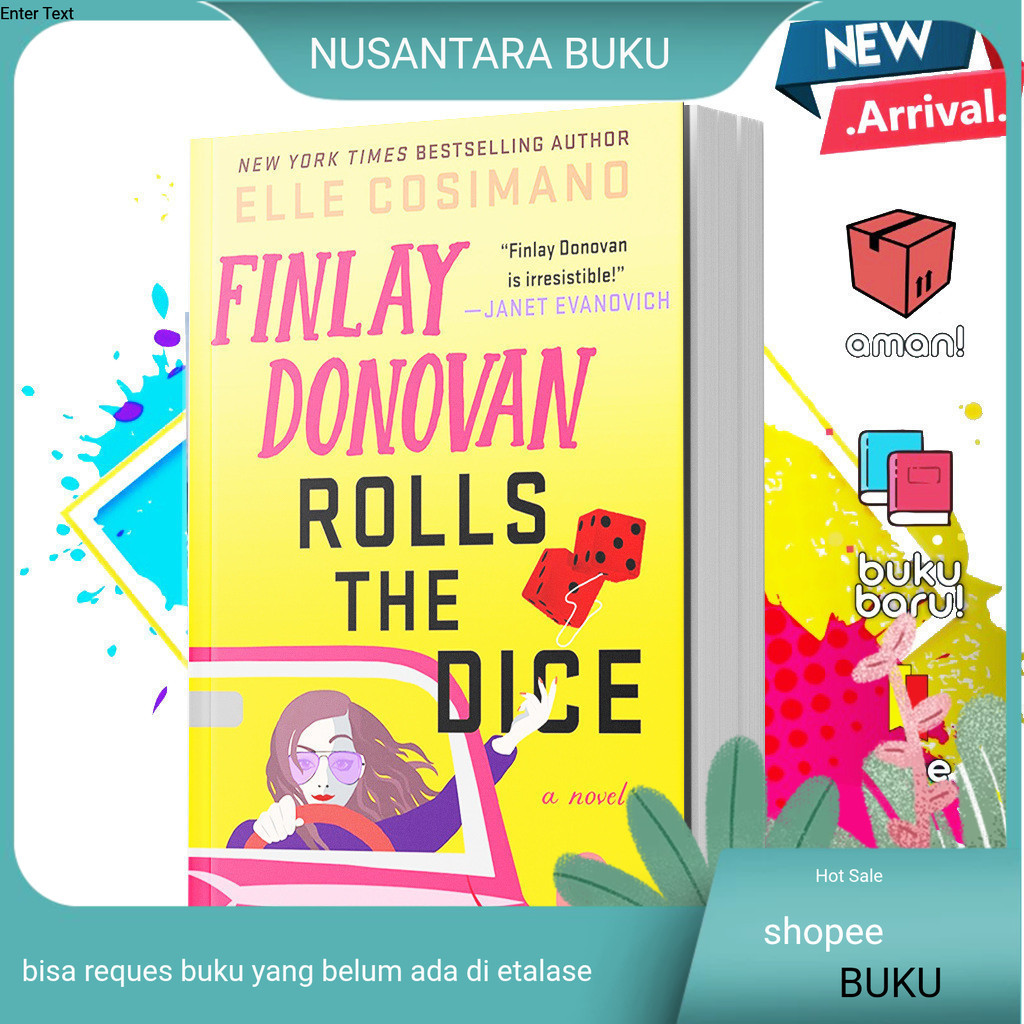 BukuFinlay Donovan Rolls the Dice (Finlay Donovan, #4) by Elle Cosimano