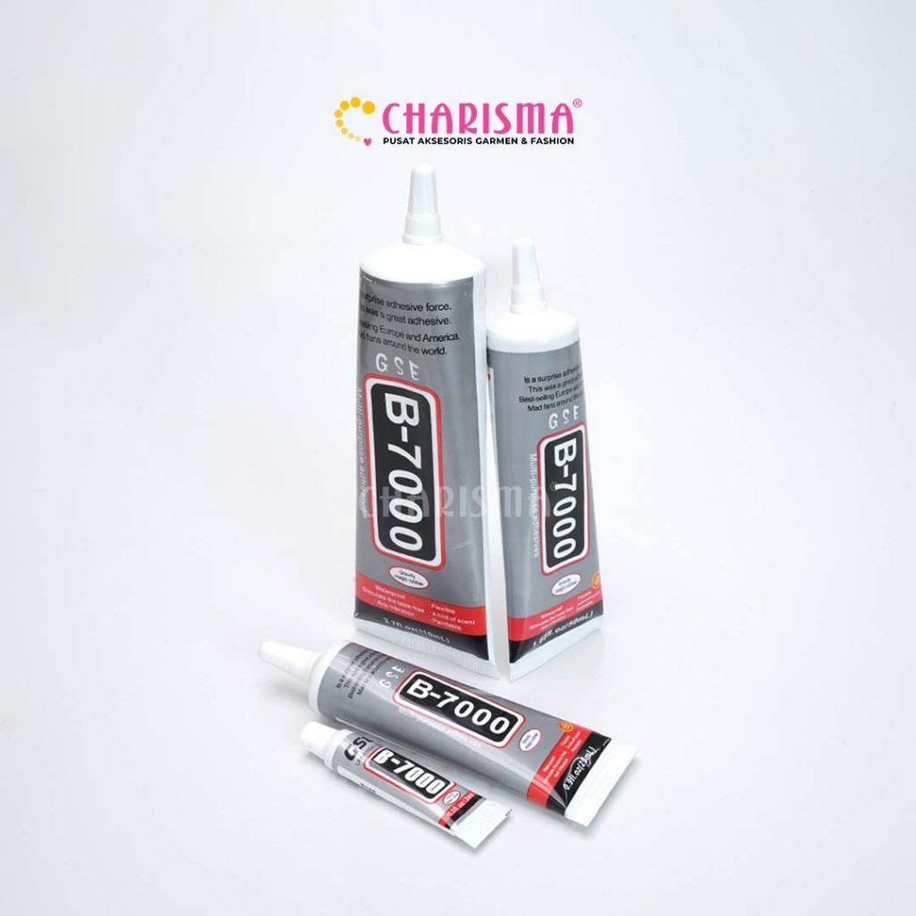 

Charisma Lem B-7000 - Lem Rhinestone For Bling Case / Lem Serbaguna / Lem Kerajinan High Quality 3ml