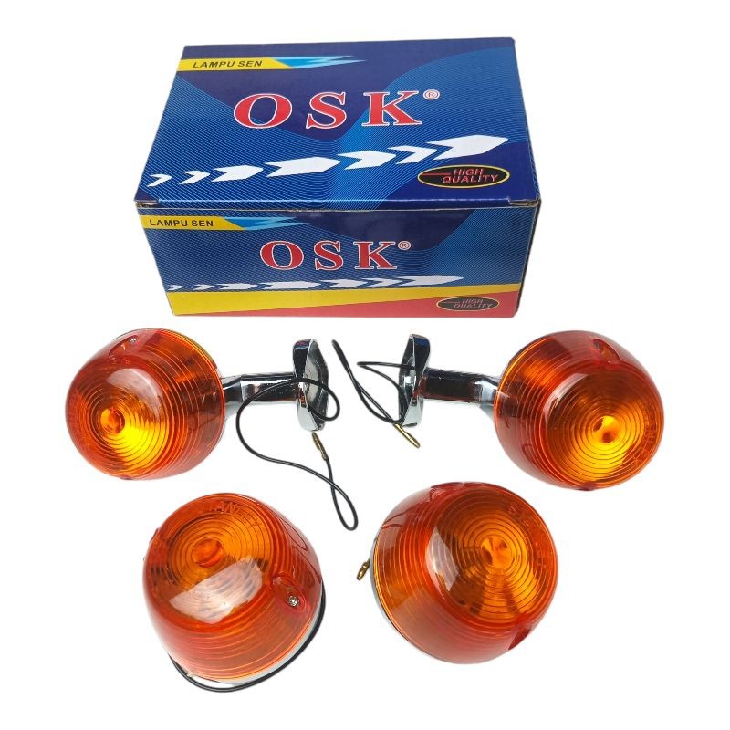 Lampu Sein Riting Depan Belakang OSK C70 | Sen Motor Honda Klasik | Lampu Reting C70