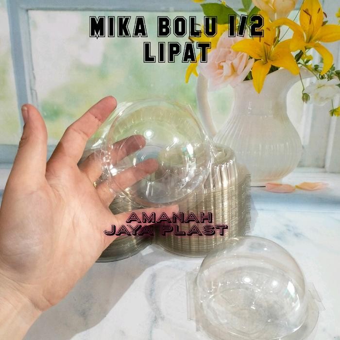 (50pcs) Mika Cup Cake Bulat / Bolu Setengah Lipat - -, -