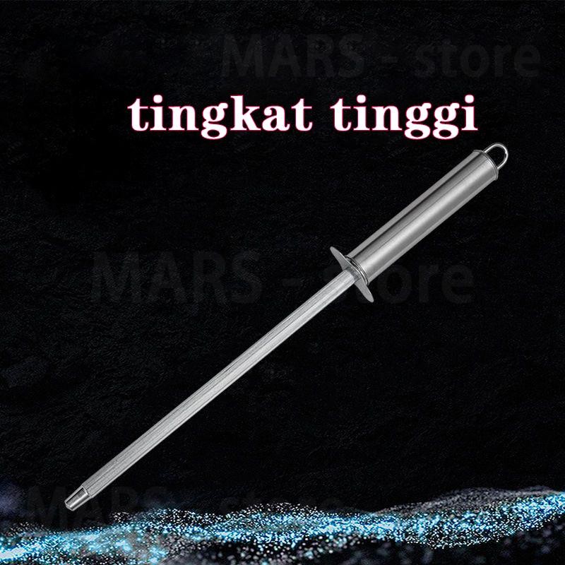 Pengasah Pisau Sharpening Steel 31cm Berfungsi dengan baik sharpening steel stainlss steel tahan lam