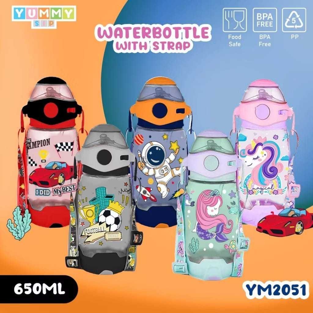 IDAMARKET       YUMMY SIP ORIGINAL BOTOL MINUM SEDOTAN KARAKTER ANIMALBOTTLE 650ml 2151