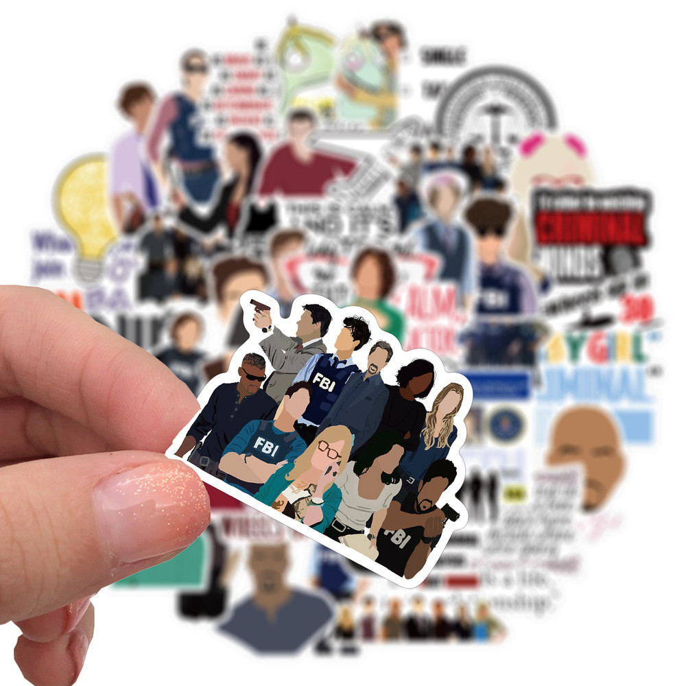 

10/50PCS Classic TV Show Cool Criminal Minds Stickers Laptop DIY Motorcycle Luggage Phone Guitar Skateboard Kids Sticker Decals