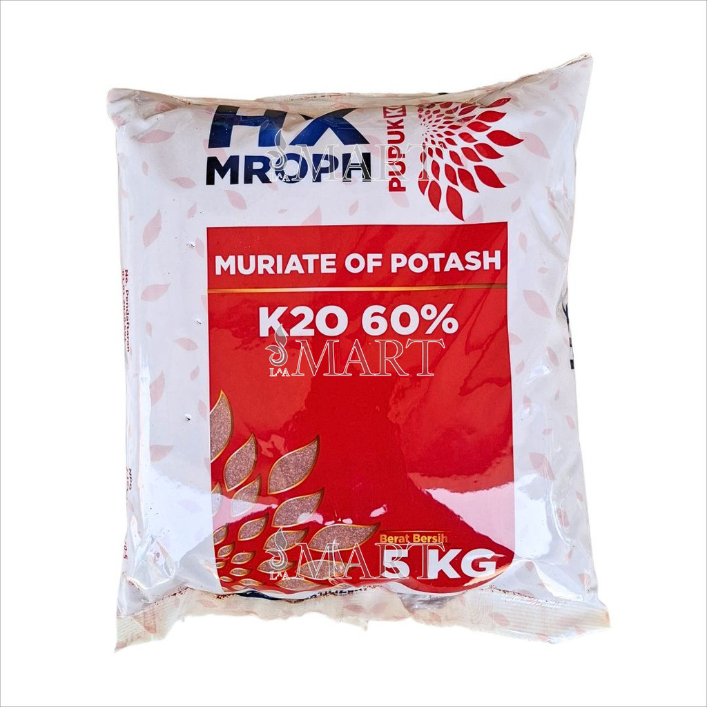 Pupuk KCL HX MROPH Produksi DGW Kemasan 5 Kg