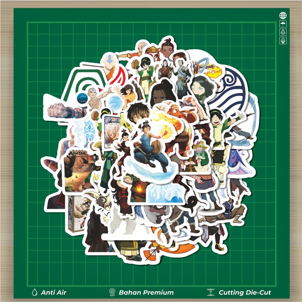 

HOT 50 PCS STIKER Stiker Nickelodeon Series Avatar Bender Character Mix 6 Stiker Fashion Cars Decal Dingin Kartu Album Custom Vinyl Anti Air- Sticker Aesthetic Buku Journal Koper Casing HP Tablet Laptop Helm Motor Botol Minum