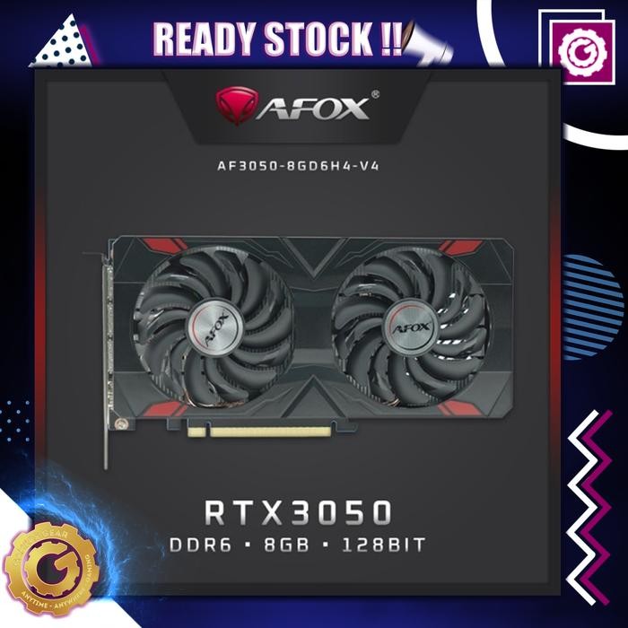 VGA Afox RTX 3050 Combat 6GB ddr6 - AFOX Geforce RTX3050 6G
