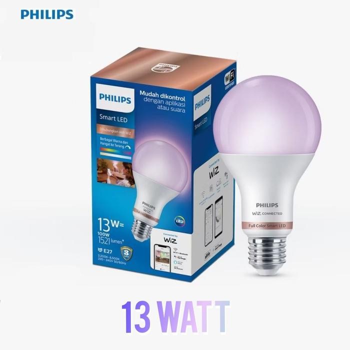 Lampu Philips Smart WIFI LED Full Colour RGB - 13 Watt