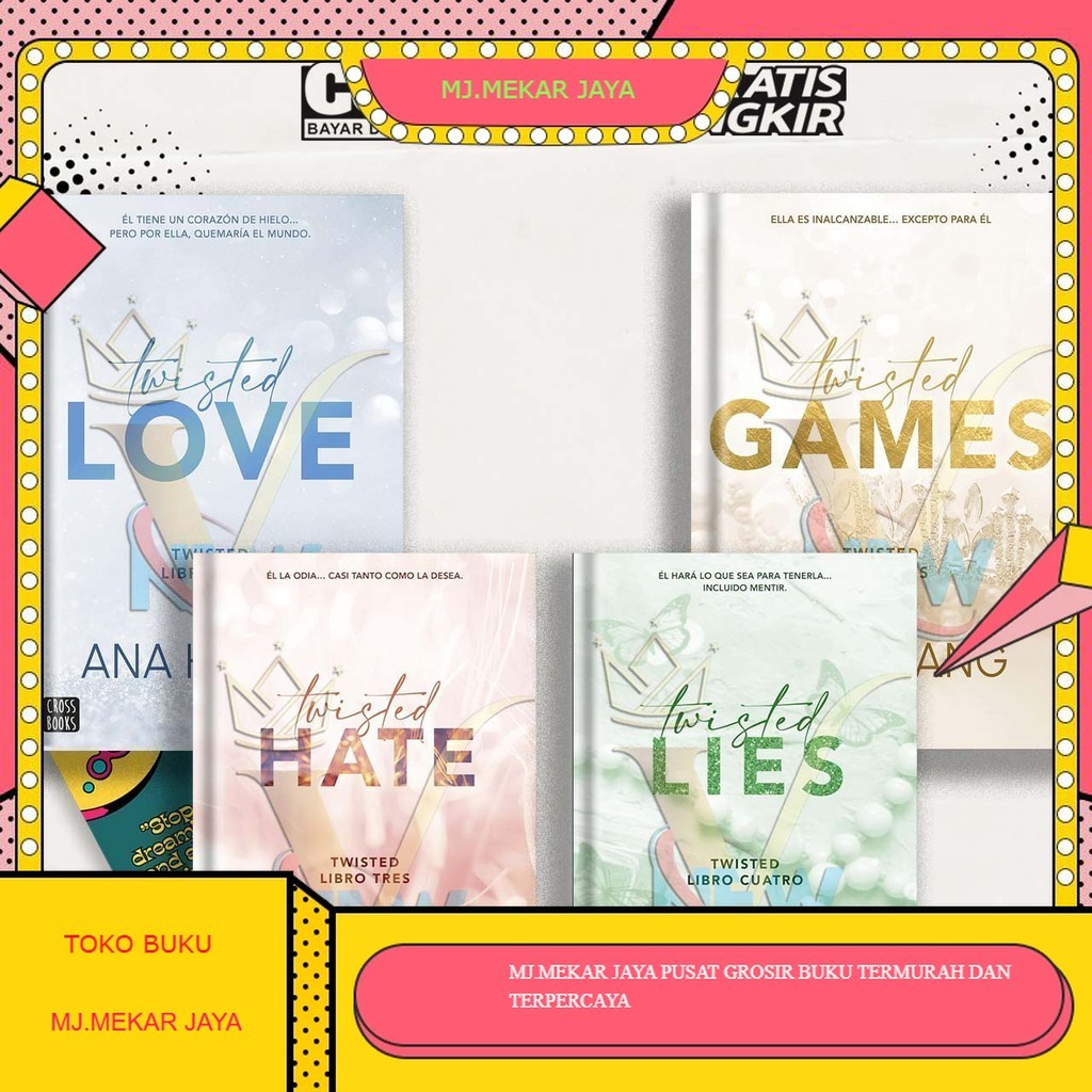 Buku Twisted Love - Twisted Games -Twisted Hate - Twisted Lies by Ana Huang (English Version)
