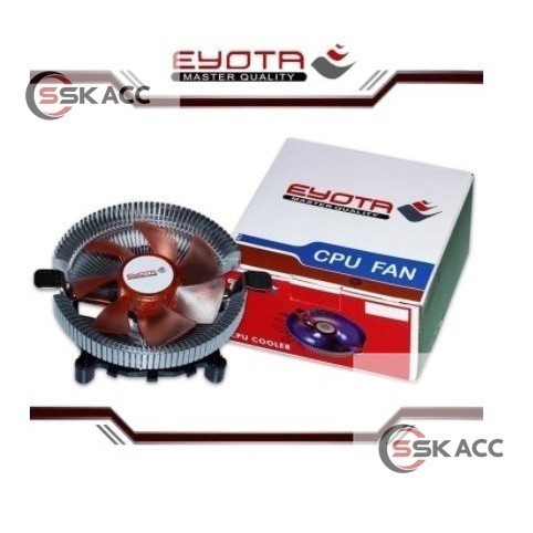 Cpu Cooler Eyota Intel LGA 775 115x AMD AM2 LED HF - 1502 - Fan Processor