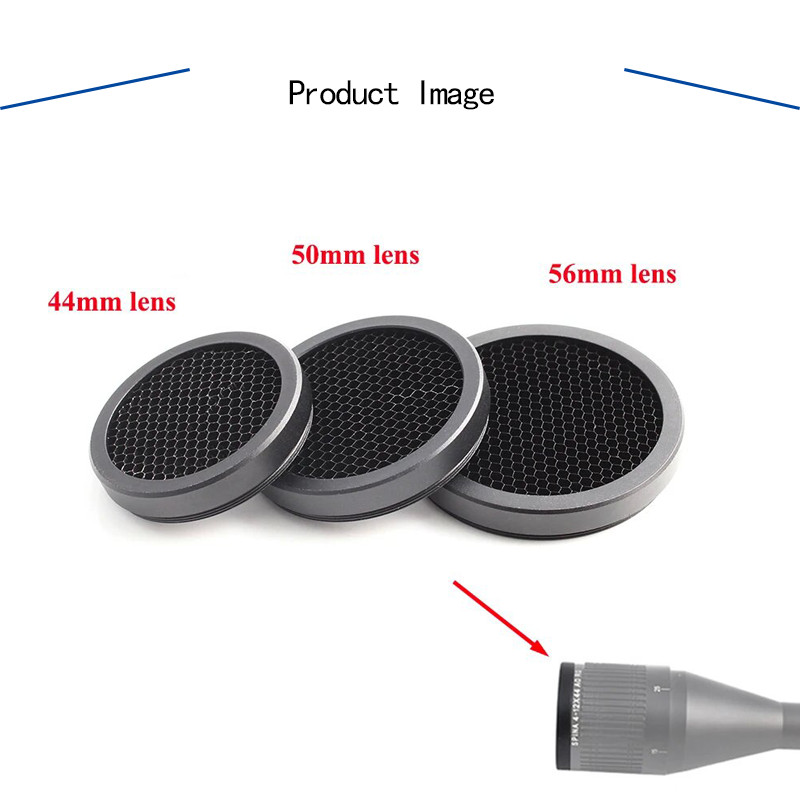 Scope accessories mesh honeycomb 44MM 50MM 56MM hunting equipment optical sight scope air rifle scop